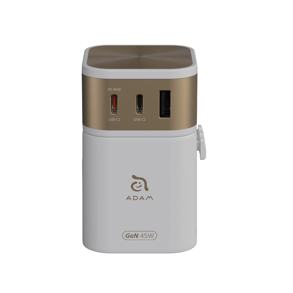 T45 - Adaptador de viaje universal de 45W