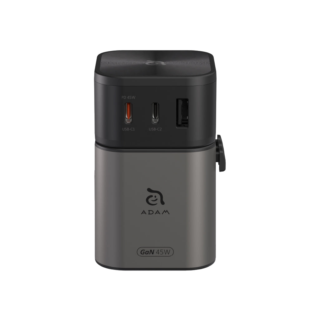 T45 - Adaptador de viaje universal de 45W