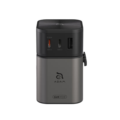 T45 - Adaptador de viaje universal de 45W