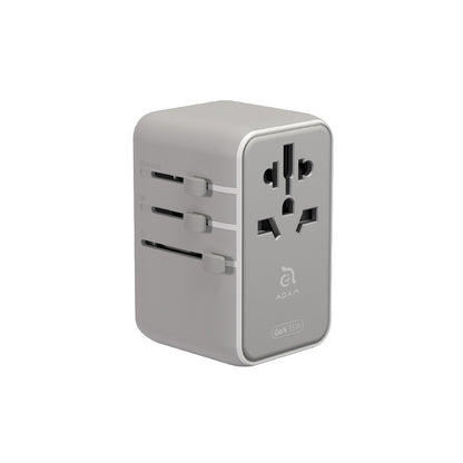 T35L - Adaptador de viaje universal de 35W con cable USB-C integrado