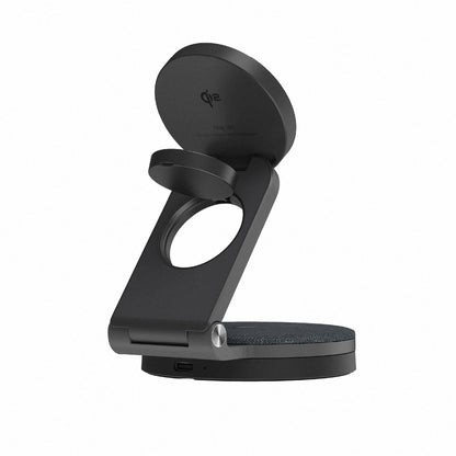 Mag 360 - Base de carga inalámbrica magnética plegable 3 en 1 con Qi2