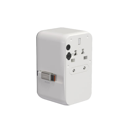 T70L - Adaptador de viaje universal de 70W con cable USB-C integrado