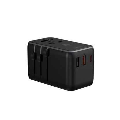 T70L - Adaptador de viaje universal de 70W con cable USB-C integrado