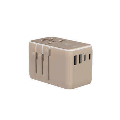 T35L - Adaptador de viaje universal de 35W con cable USB-C integrado