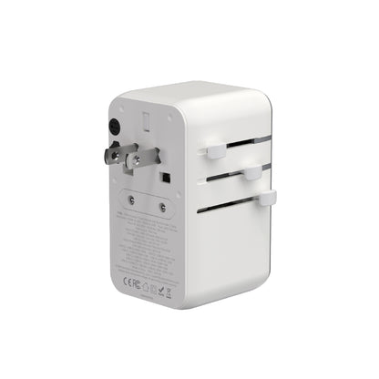 T70L - Adaptador de viaje universal de 70W con cable USB-C integrado