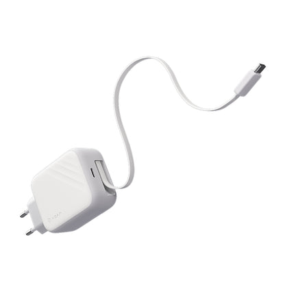 L65 - Cargador de pared GaN de 65W con cable USB-C integrado