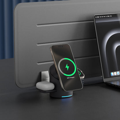 Mag Tube - Estación de carga inteligente 3 en 1 con Qi2