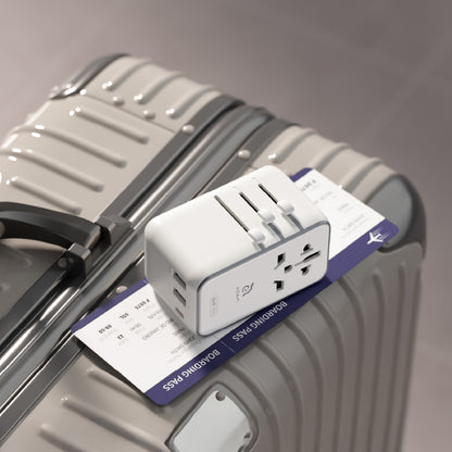 T70L - Adaptador de viaje universal de 70W con cable USB-C integrado