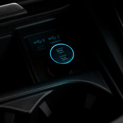 C40 - Cargador rápido para coche USB-C dual 40W