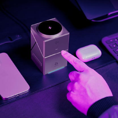 Mag Qube - Estación de carga inteligente 3 en 1 con Qi2