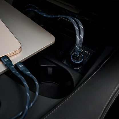 C40 - Cargador rápido para coche USB-C dual 40W
