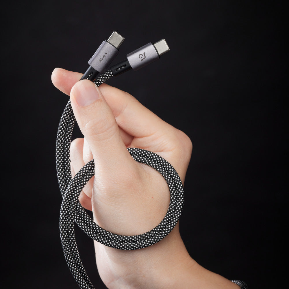 MS100 / MS200 - Cable magnético de carga USB-C a USB-C 60W