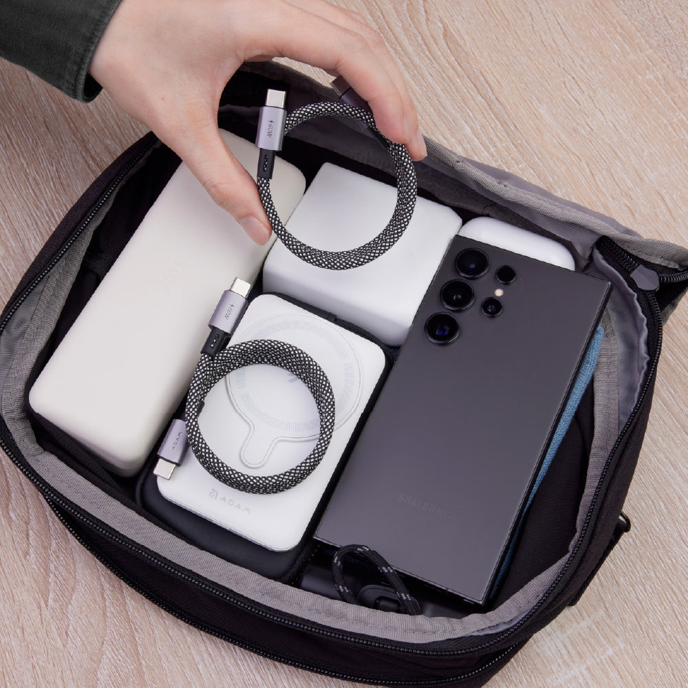 MS100 / MS200 - Cable magnético de carga USB-C a USB-C 60W