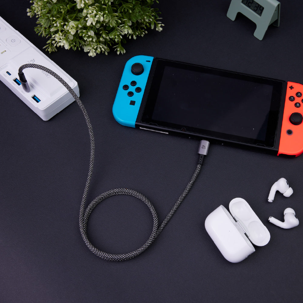 MS100 / MS200 - Cable magnético de carga USB-C a USB-C 60W