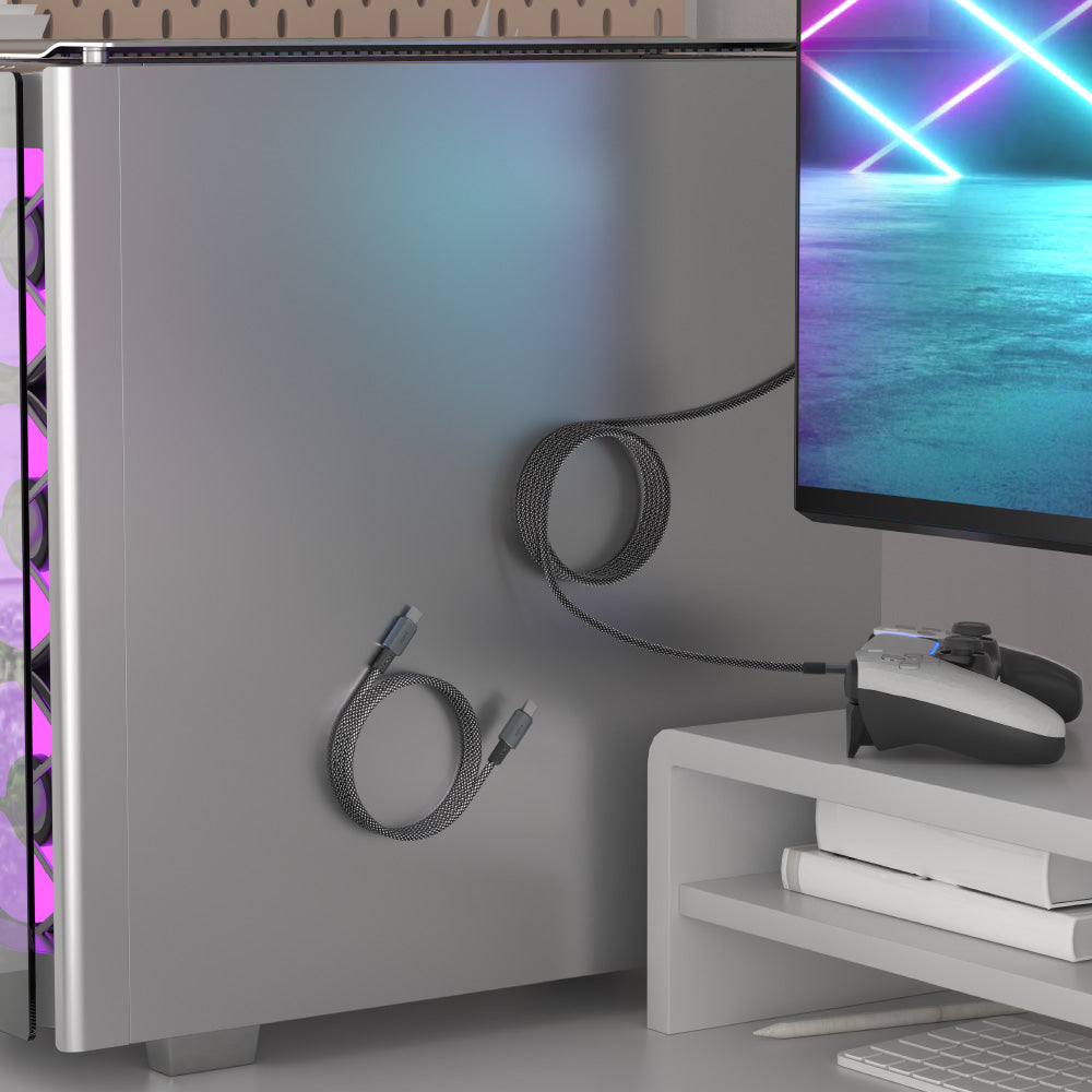 MS100 / MS200 - Cable magnético de carga USB-C a USB-C 60W