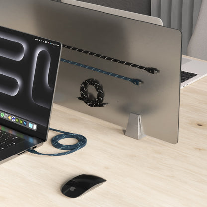 MF100 / MF200 - Cable magnético plano de carga USB-C a USB-C 60W