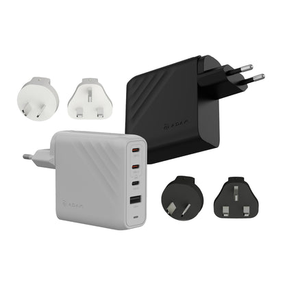 P100 - Cargador rápido GaN de 100 W con 4 puertos