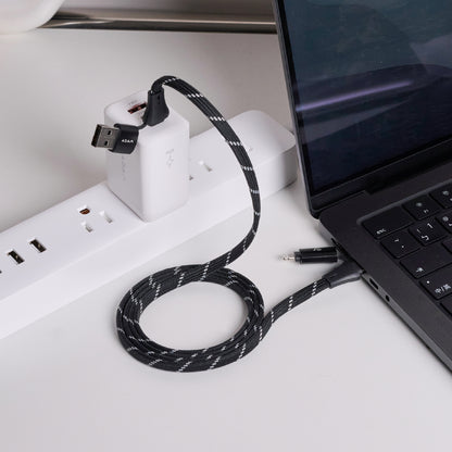PeAk MF401 - Cable magnético plano de carga 4 en 1 de 60W