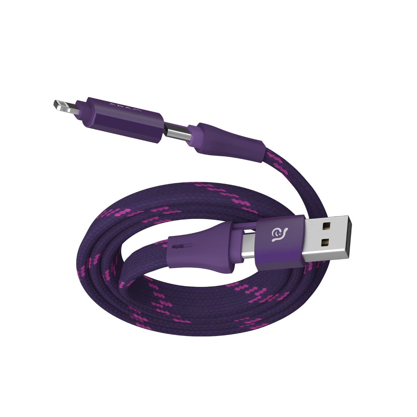 PeAk MF401 - Cable magnético plano de carga 4 en 1 de 60W